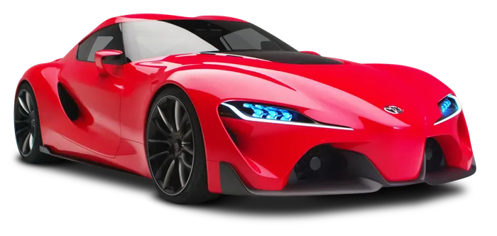 Caristic red sports car
